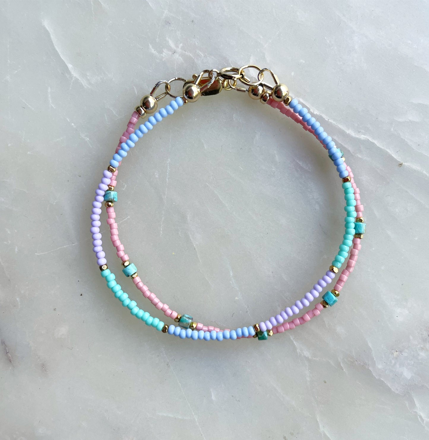 Pastel Colour Block Bracelet