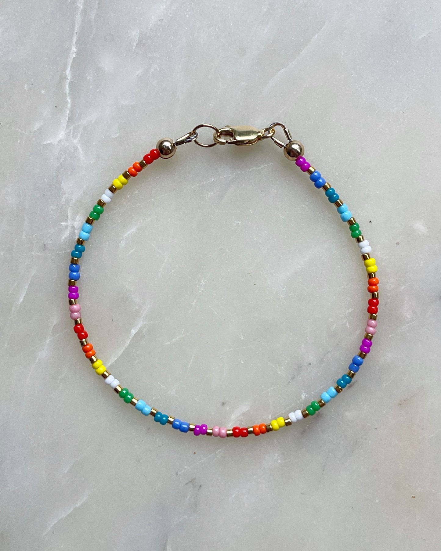 Neon Double Rainbow Bracelet