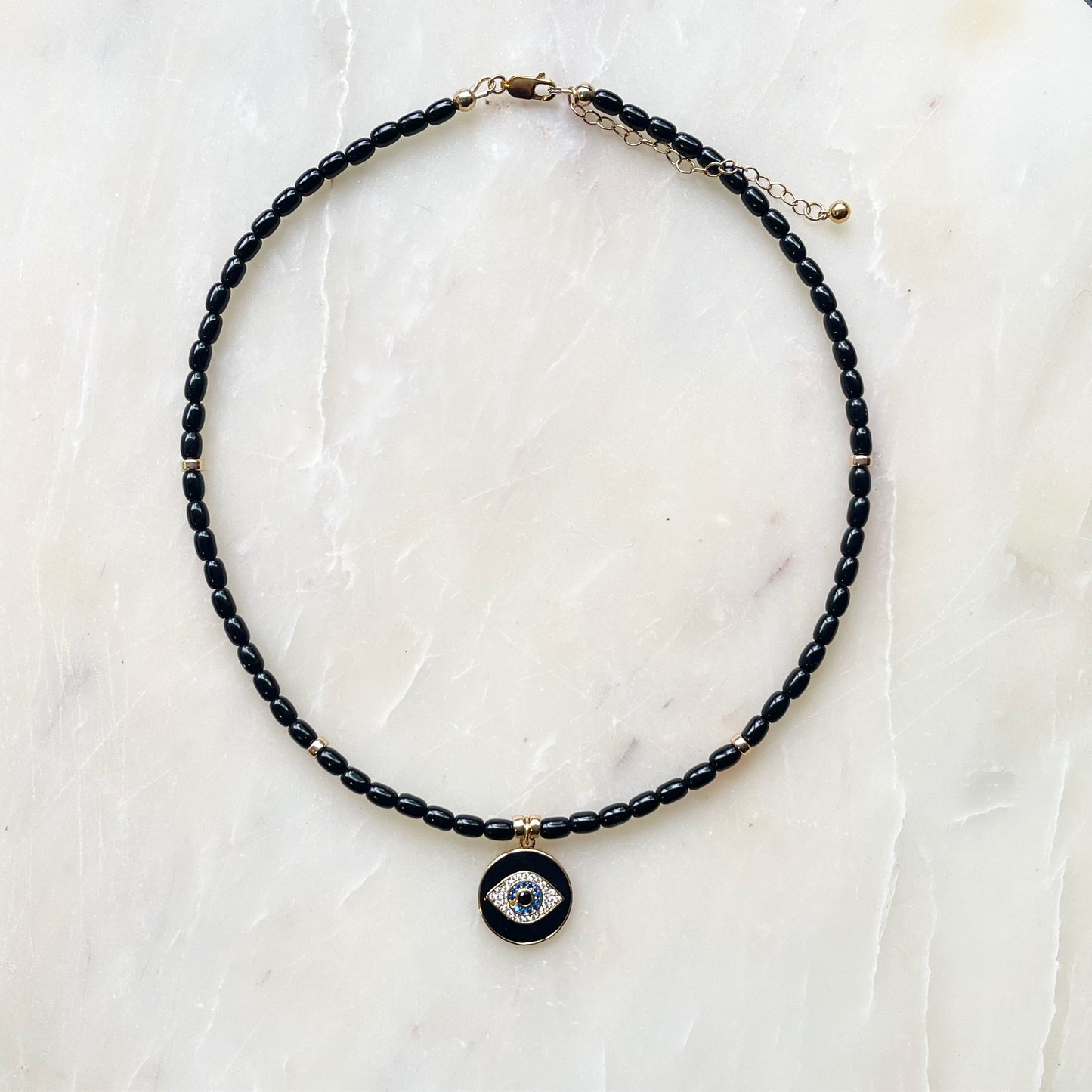 Dangerous Females Black Necklace