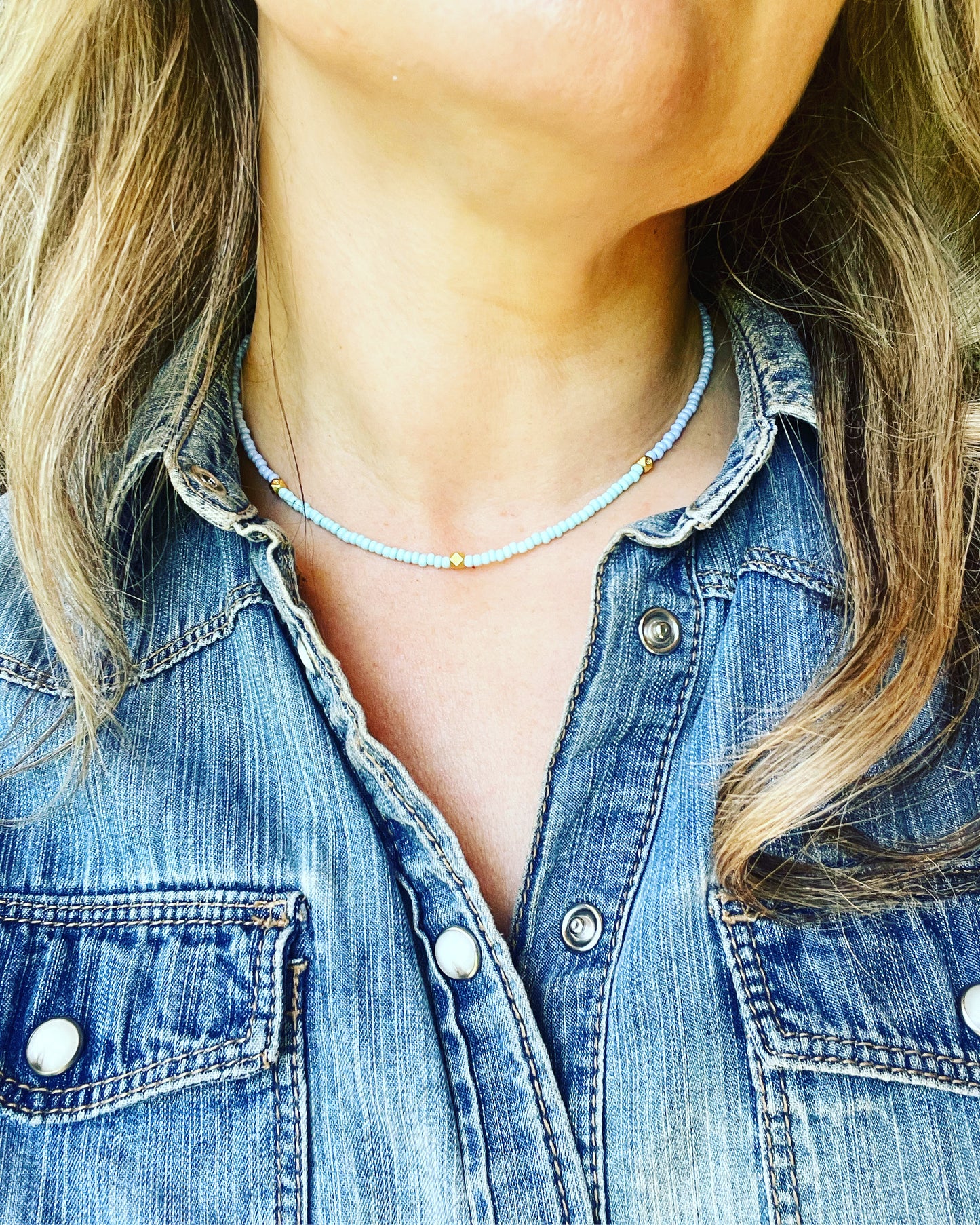 3 Stud Necklace