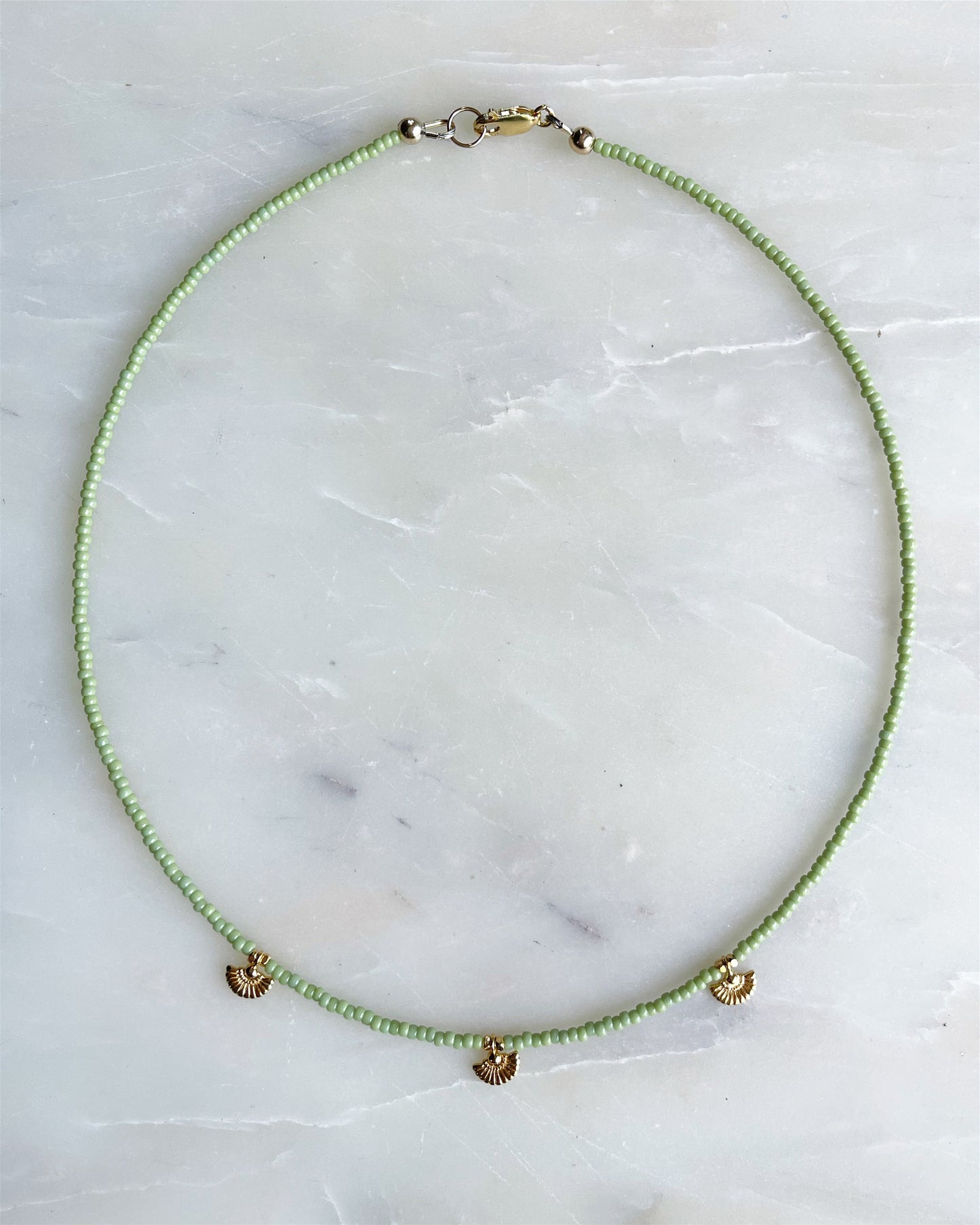 Gold Petal Necklace