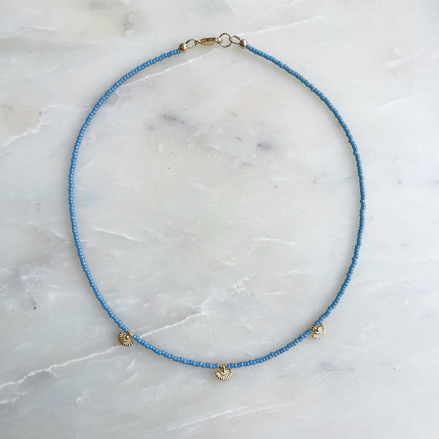 Gold Petal Necklace