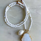 White Buddha & Pearl Necklace