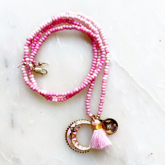 Fairy Floss Tassel Necklace