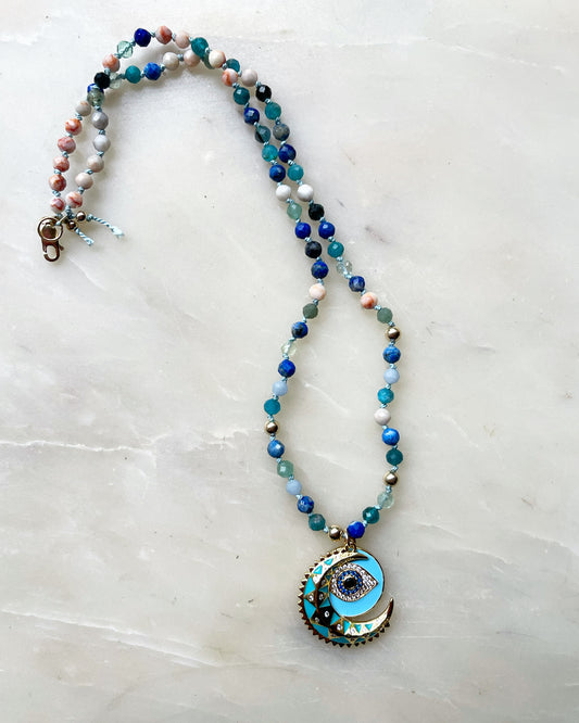 Blue Moon Necklace