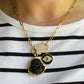 Black Buddha Charm Necklace