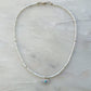 Freshwater Peal Necklace with Mother of Pear Eye