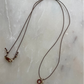 Pearl on Chocolate Silk Necklace