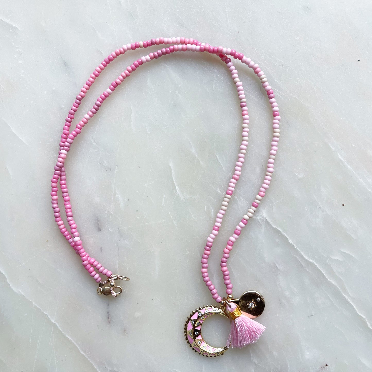 Fairy Floss Tassel Necklace