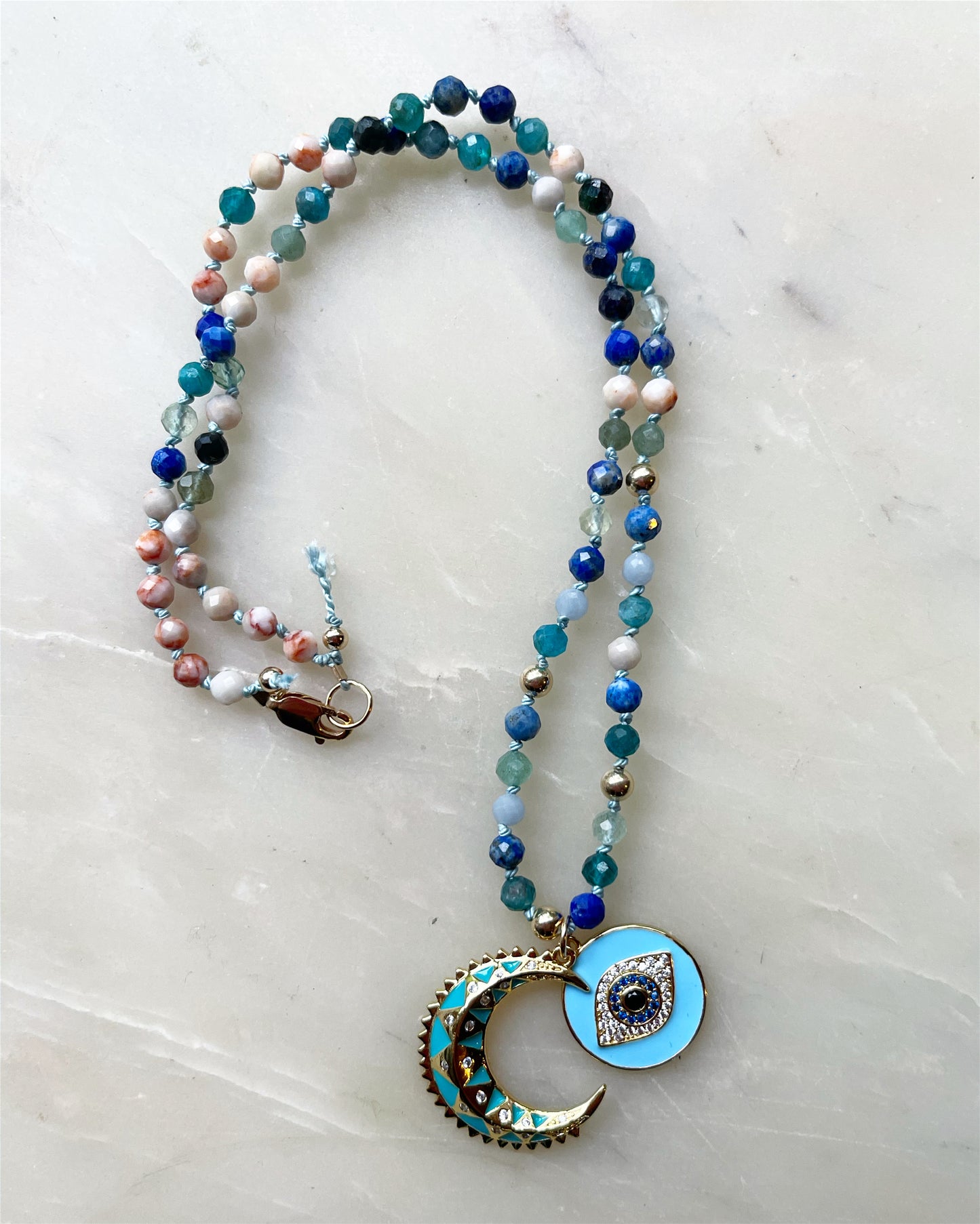 Blue Moon Necklace