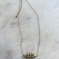 Black & Gold Harlequin Necklace