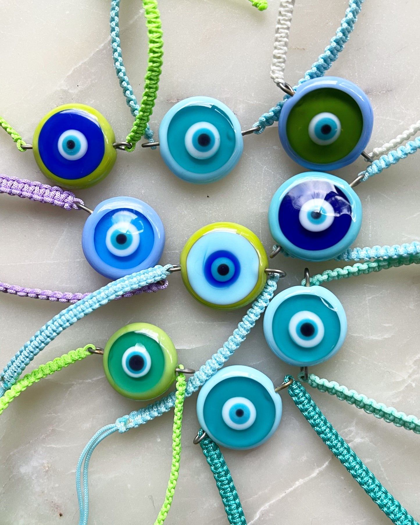 Hand made Glass Eye Bracelet