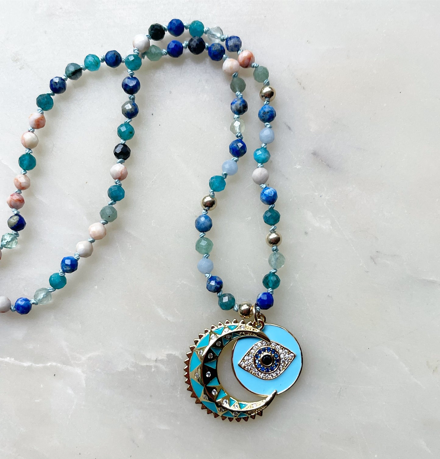 Blue Moon Necklace