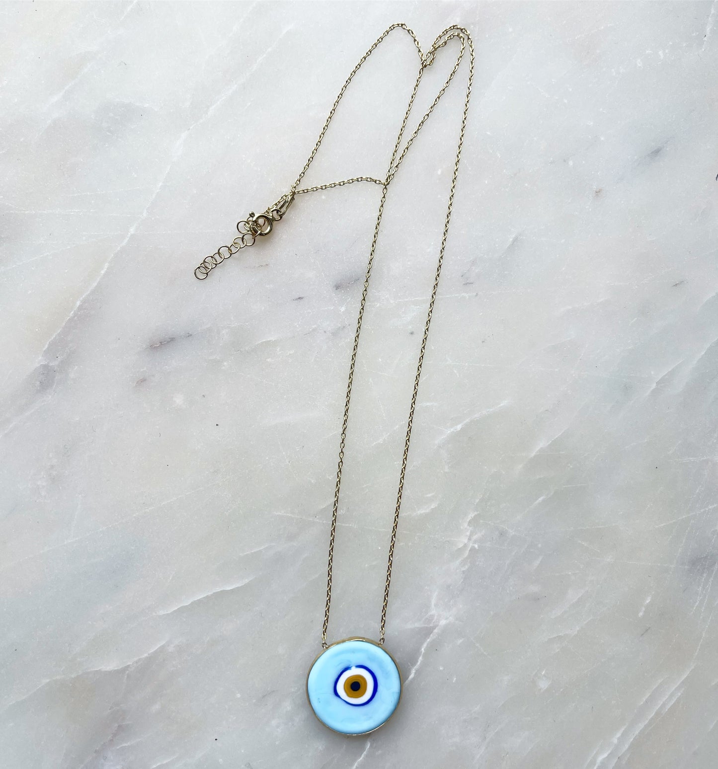 Glass Eye Necklace