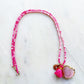 Hot Pink Buddha Tassel Necklace