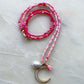 Fairy Floss Pink Tassel Necklace