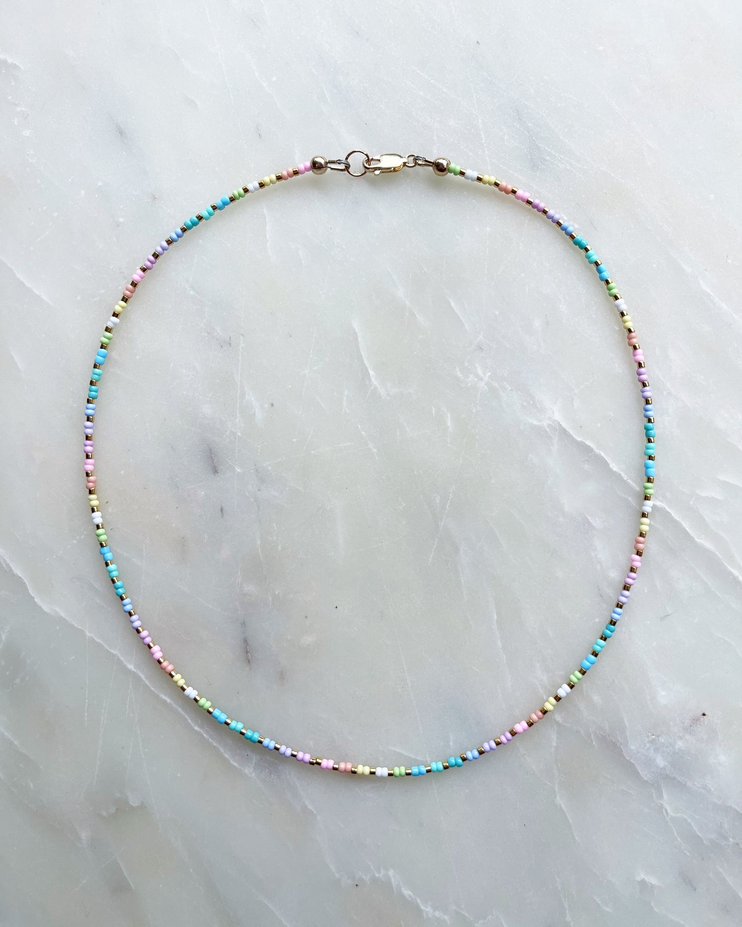 Pastel Double Rainbow Necklace