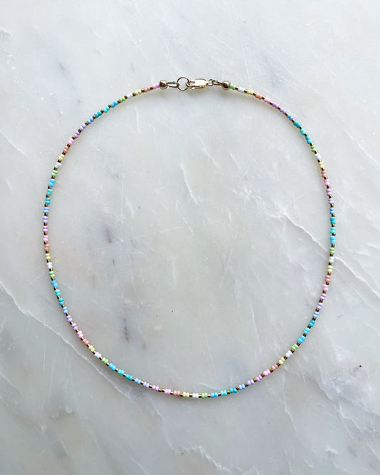 Pastel Double Rainbow Necklace