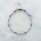 Pink and Jade Bracelet