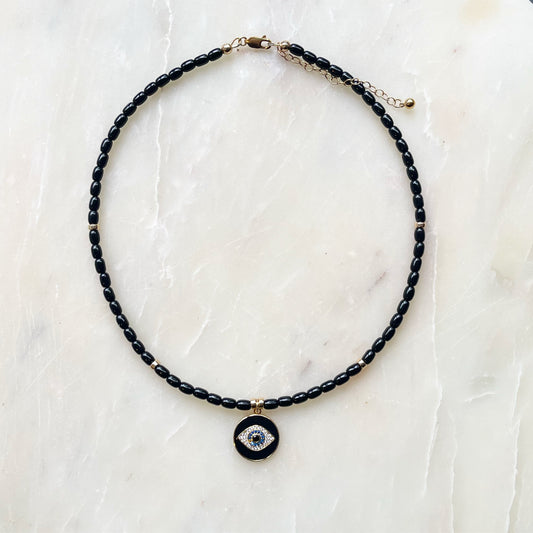 Dangerous Females Black Necklace