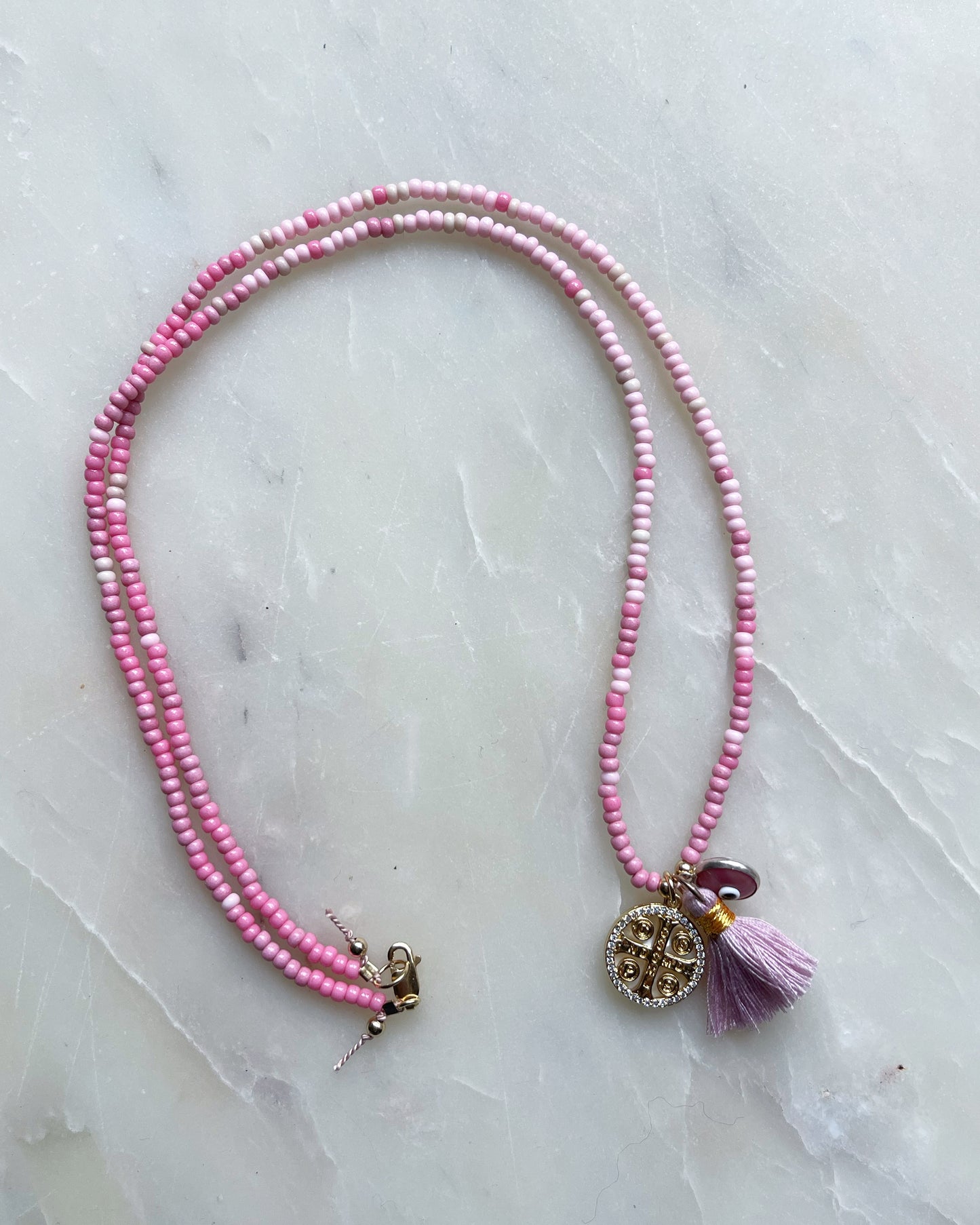 Fairy Floss Tassel Necklace