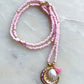 Pink Crescent Moon Necklace