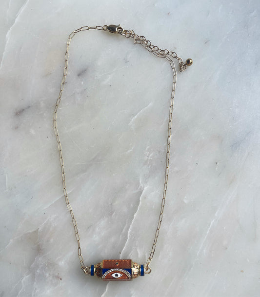 Caramel Eye Necklace