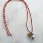 Coral Shell Tie Necklace