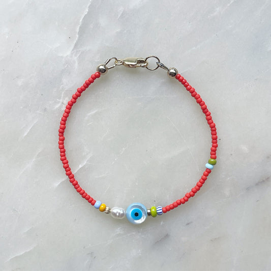 Spicy Red Eye Bracelet