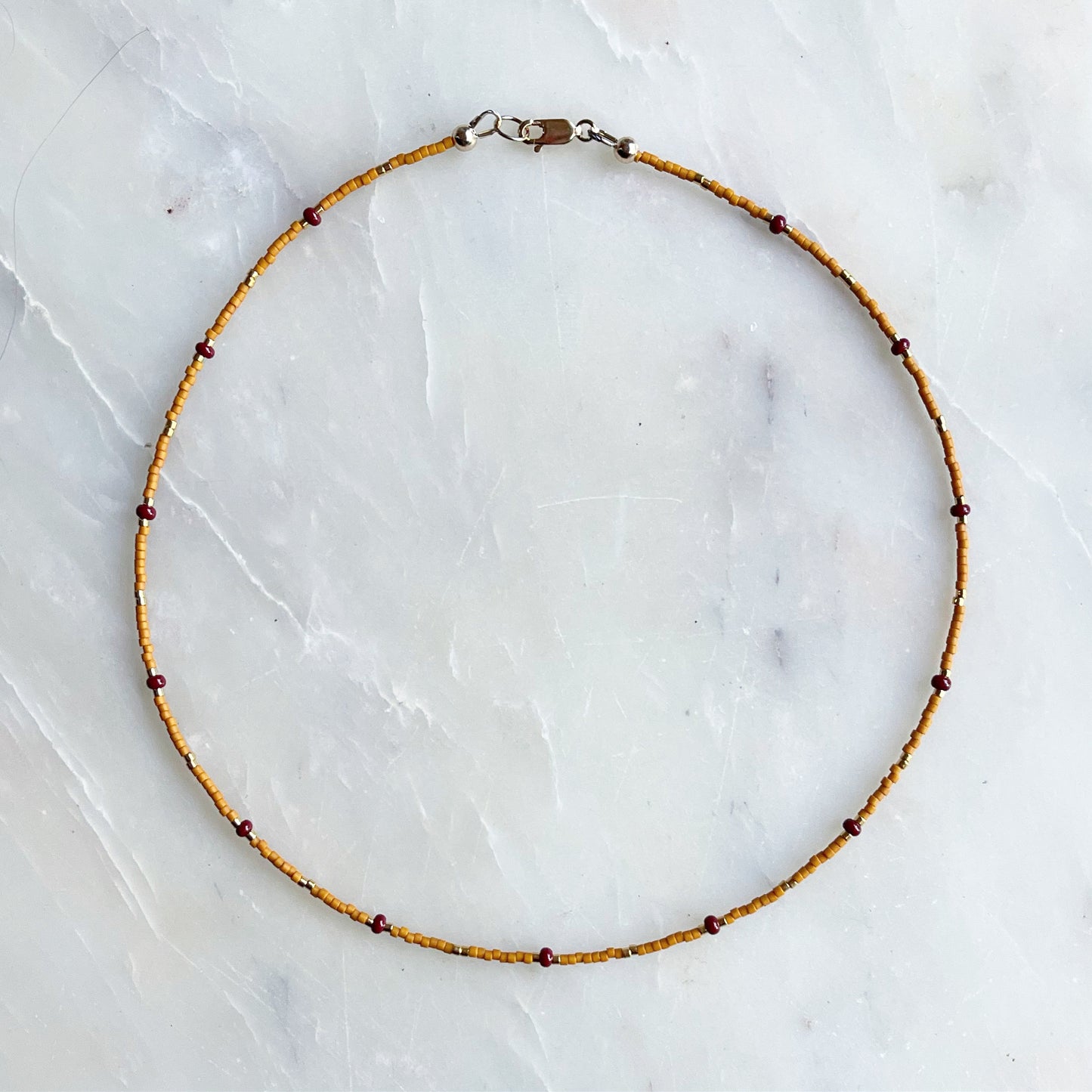 Winter Collection Mustard Necklace