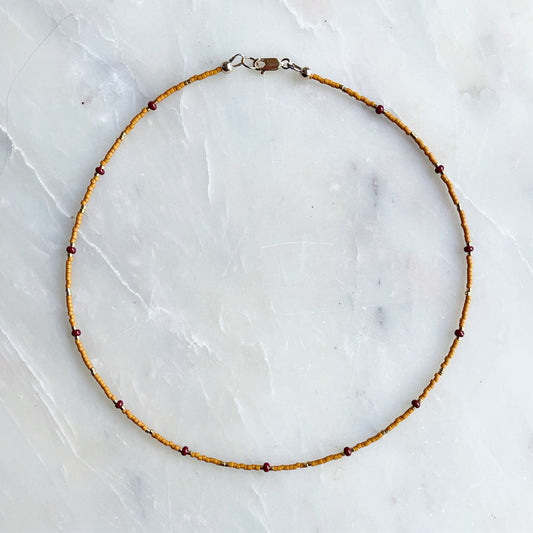 Winter Collection Mustard Necklace