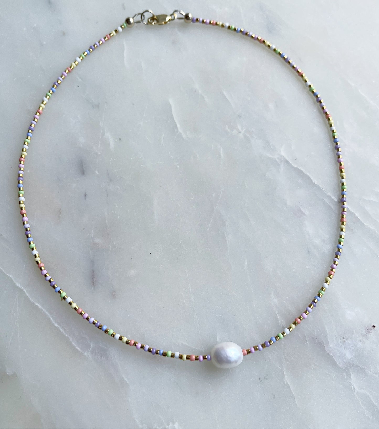 Pastel Rainbow Necklace