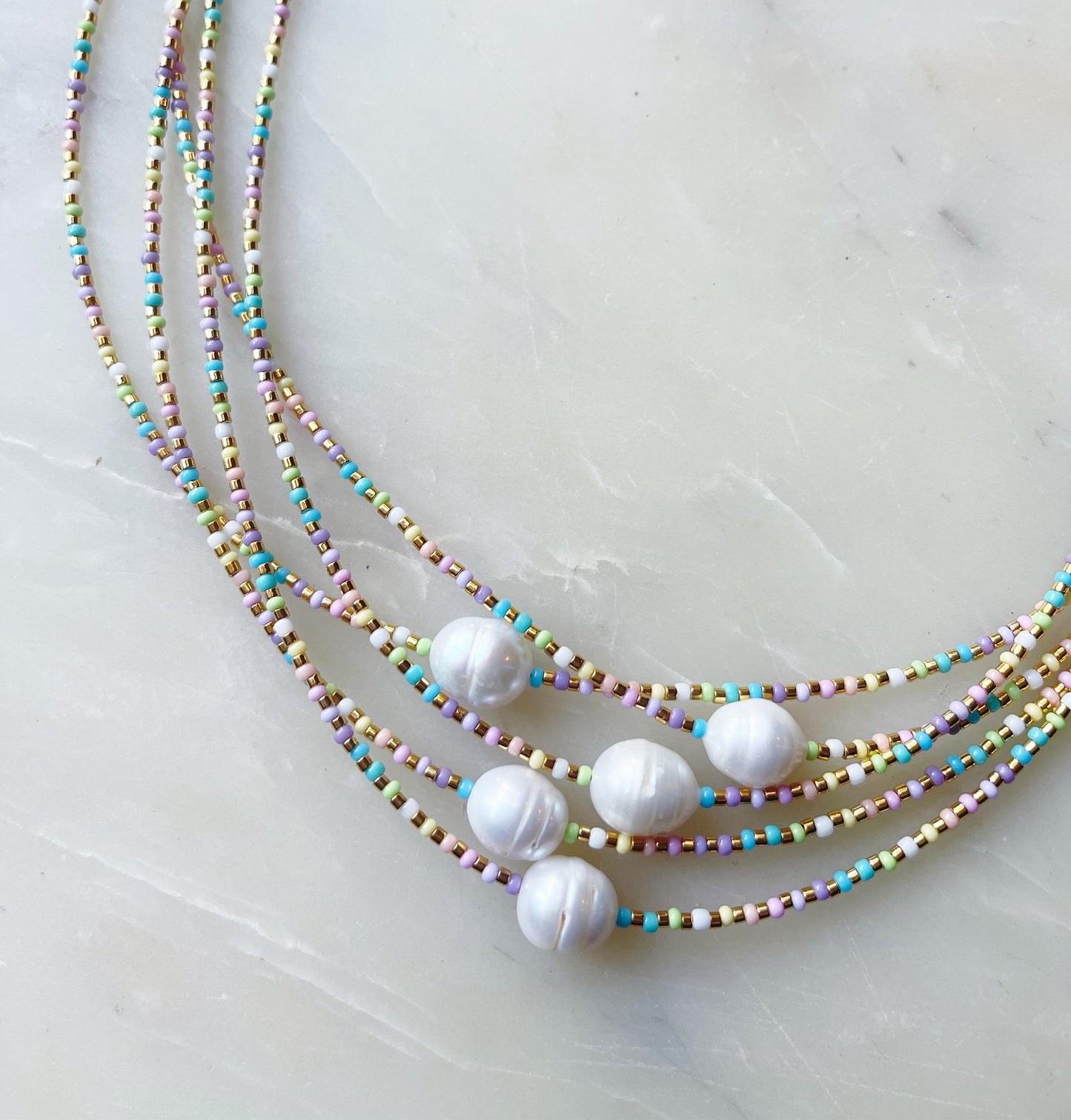 Pastel Rainbow Necklace