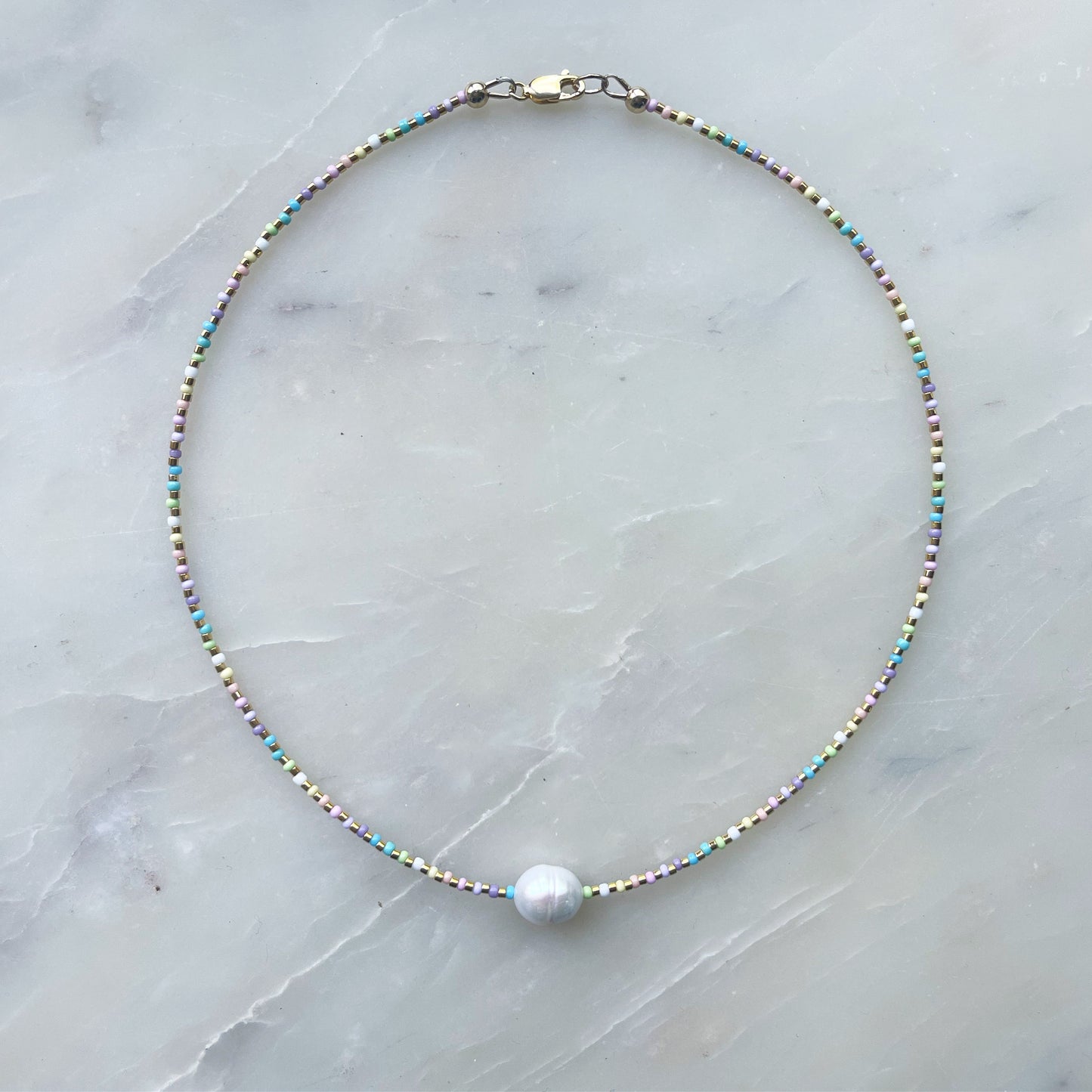 Pastel Rainbow Necklace