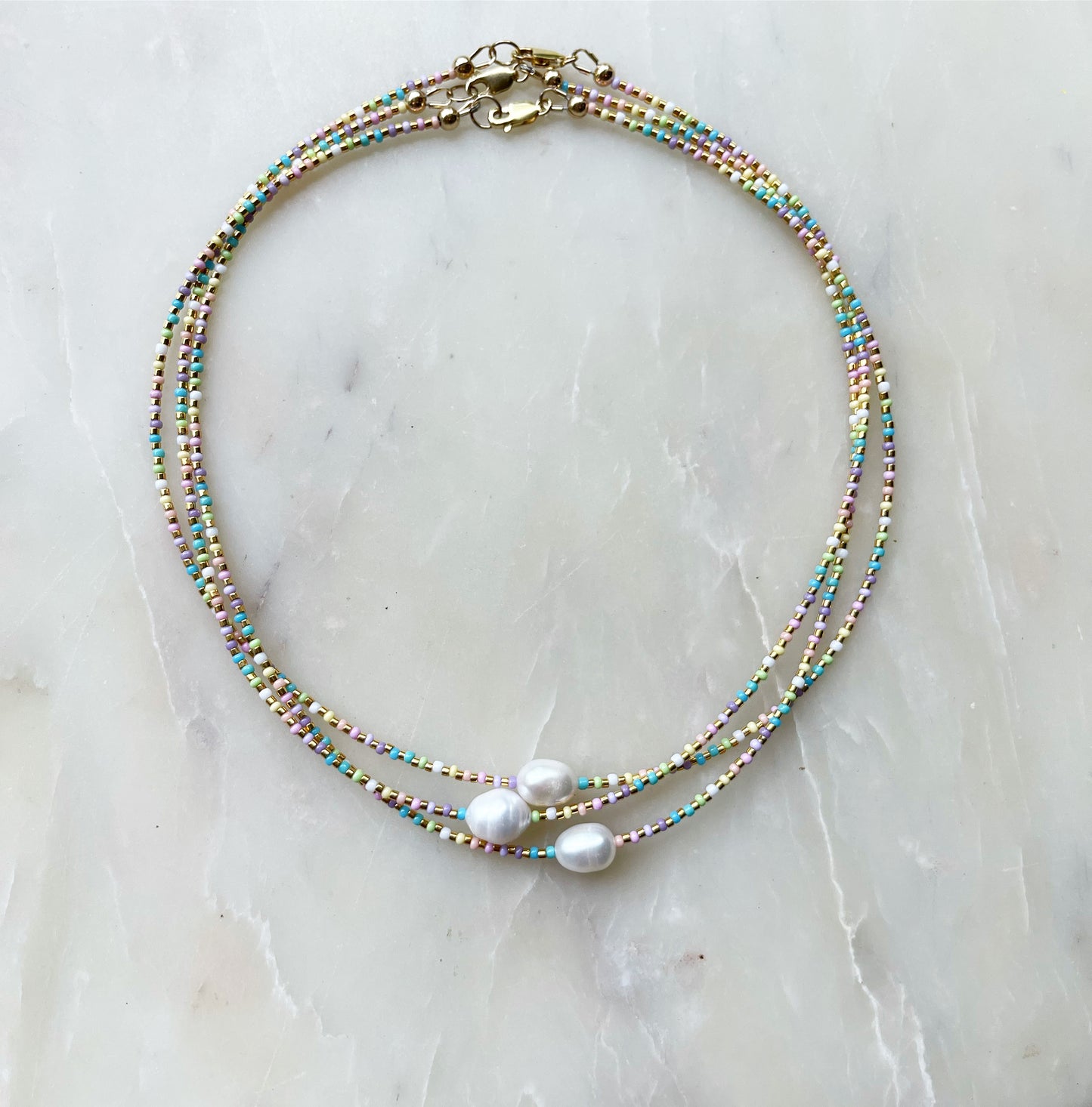 Pastel Rainbow Necklace