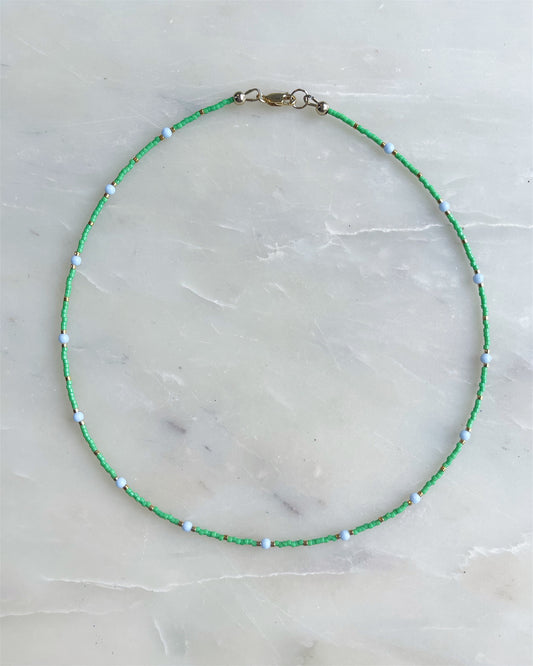 Green and Agate Necklace