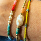 Pearl Coral & Turquoise Bracelet